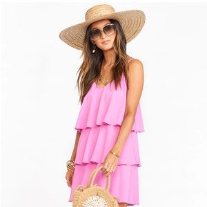 Show me your mumu ruffle dress